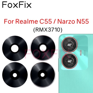 อะไหล่เลนส์กระจกกล้องด้านหลัง แบบเปลี่ยน สําหรับ Realme C55 Narzo N55 RMX3710