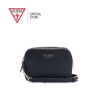 GUESS กระเป๋าสะพายผู้หญิง รุ่น SG886371 KOLT MINI DOUBLE CROSSBODY สีดำ