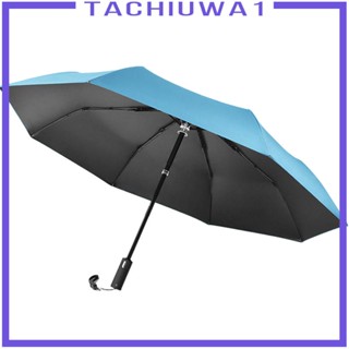 [Tachiuwa1] ร่มพับอัตโนมัติ กันฝน ชาร์จ USB กันลม สําหรับแบกเป้ เดินทาง ตั้งแคมป์ กลางแจ้ง