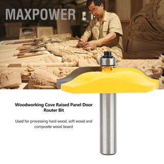 Maxpower 1/2in Shank Woodworking Cove ยกแผง Router Bit เครื่องตัดมิลลิ่งประตู