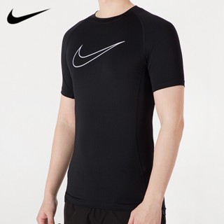 【พร้อมส่ง】ของแท้ 100% Nike PRO เสื้อยืดแขนสั้น รัดรูป แห้งเร็ว สําหรับผู้ชาย เหมาะกับการวิ่ง ออกกําลังกาย DD1993-010