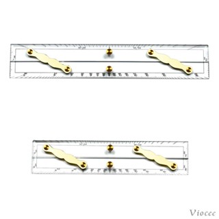 [Viocee] ไม้บรรทัดนําทาง แบบขนาน อเนกประสงค์ สําหรับวาดรูปเรือ
