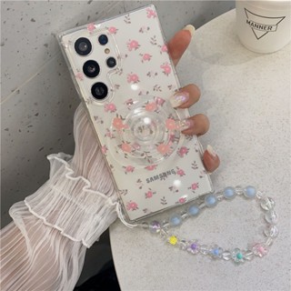 เคสโทรศัพท์มือถือ ลายการ์ตูนดอกพลัม พร้อมสายคล้อง สําหรับ Samsung S23 Ultra S22 Plus S20 FE Note 10 20 S21 Ultra A12 A11 A13 A14 A03 A52 A50 A50S A30S A22