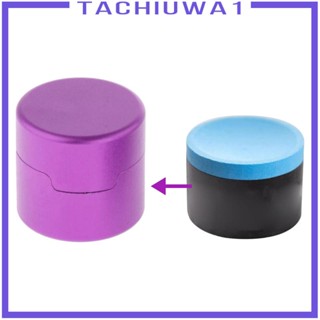 [Tachiuwa1] กล่องใส่ชอล์กไม้คิวพูล ทรงกลม