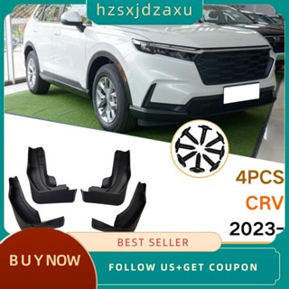 【hzsxjdzaxu】บังโคลนหน้า หลัง กันสาด สีดํา สําหรับ Honda CRV CR-V 6Th 2023