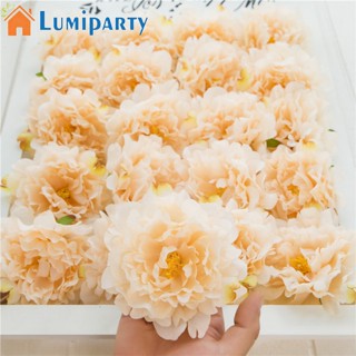 Lumiparty ดอกโบตั๋นประดิษฐ์ ผ้าไหม สําหรับตกแต่งพื้นหลังงานแต่งงาน