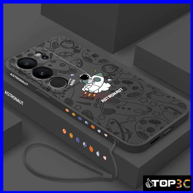 เคส Vivo V29 5G V29E 5G V21 5G V23 5G V23E V21E V20 Pro 5G V25 V25E V20 SE V27E V27 5G เคสโทรศัพท์มือถือ ลายนักบินอวกาศ Nasa TKA สําหรับ