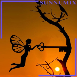 [Sunnimix] กิ่งไม้โลหะ รูปนางฟ้า สําหรับตกแต่งสวน