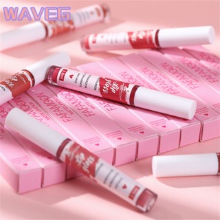 Wave Fafamoon ใหม่เซ็กซี่สีแดง Matte Velvet Lip Tint Nude Liquid ลิปสติก Waterproof Long Lasting Nonstick Cup Lipgloss แต่งหน้าเซ็กซี่ lip Tint Glaze