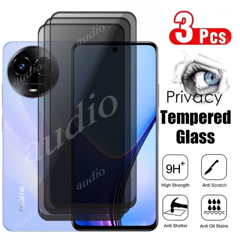 ฟิล์มกระจกนิรภัยกันรอยหน้าจอ ป้องกันการแอบมอง สําหรับ Realme 11x 11 5G NFC 4G 2023 Realme 11x11nfc x