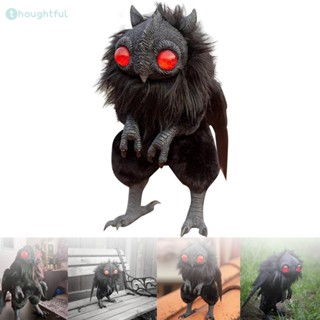 Mothman Baby Poseable Art ตุ๊กตา เครื่องประดับตกแต่ง เหมาะสำหรับปาร์ตี้ฮาโลวีน ตกแต่งห้องนั่งเล่น TH