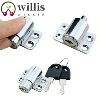 Willis อุปกรณ์ล็อคหน้าต่างบานเลื่อน อลูมิเนียมอัลลอย ขนาดเล็ก ติดตั้งง่าย 1 ชุด