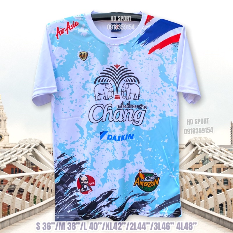 เสื้อกีฬาแขนสั้น คอกลม ลายช้าง BM ขนาดใหญ่ โอเวอร์ไซซ์ สไตล์ไทย【พร้อมส่ง】
