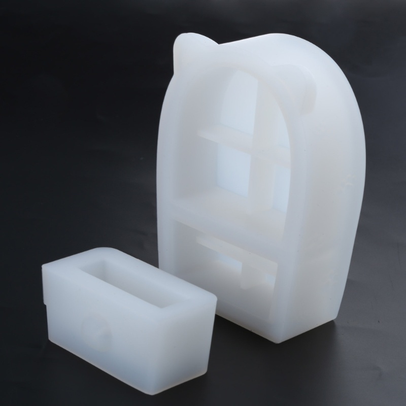 Flgo หูแมวลิ้นชักคอนเทนเนอร์แม่พิมพ์กล่องเก็บเครื่องประดับแม่พิมพ์ซิลิโคนสําหรับ DIY อีพ็อกซี่เรซิ่น Trinket แหวนผู้ถือ Home Dec - รูปที่ 5