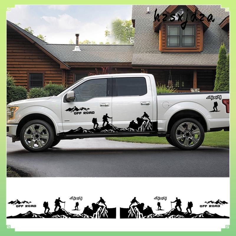 สติกเกอร์ติดตัวถังประตูรถยนต์ DIY สําหรับ Ford Ranger Raptor F150 F-150 Off Road 4X4 8 ชิ้น