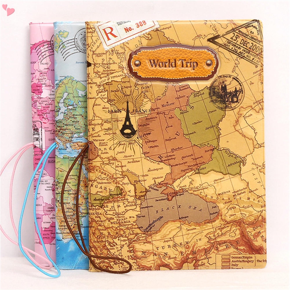 ปกหนังสือเดินทาง ปกคลุมพาสปอร์ต เคส RFID บล็อกของขวัญการเดินทาง สําหรับผู้ชาย และผู้หญิง และเด็ก