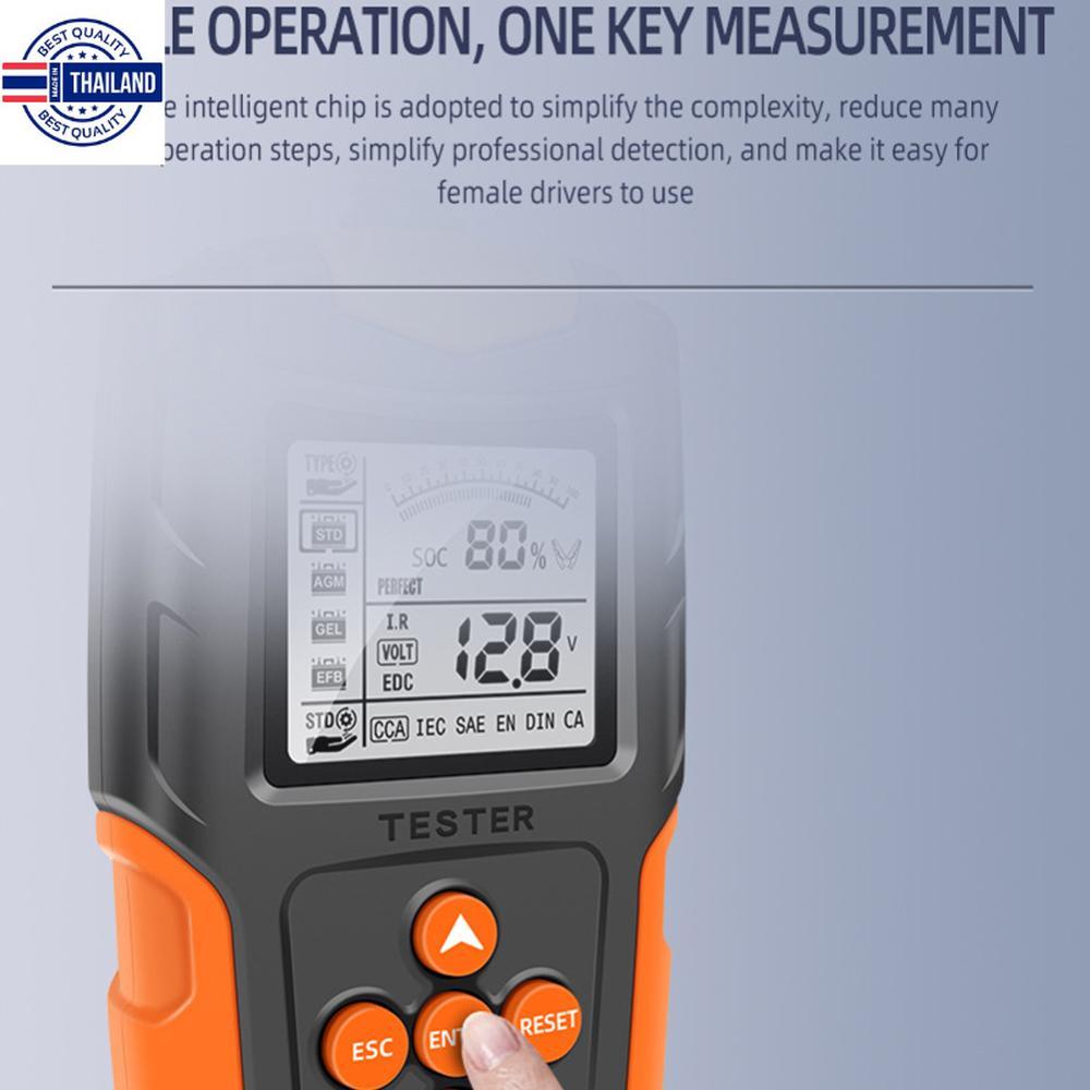 12V/24V Battery Capacity Tester Universal Battery Voltage Tester Auto Battery Analyzer Car Battery I
