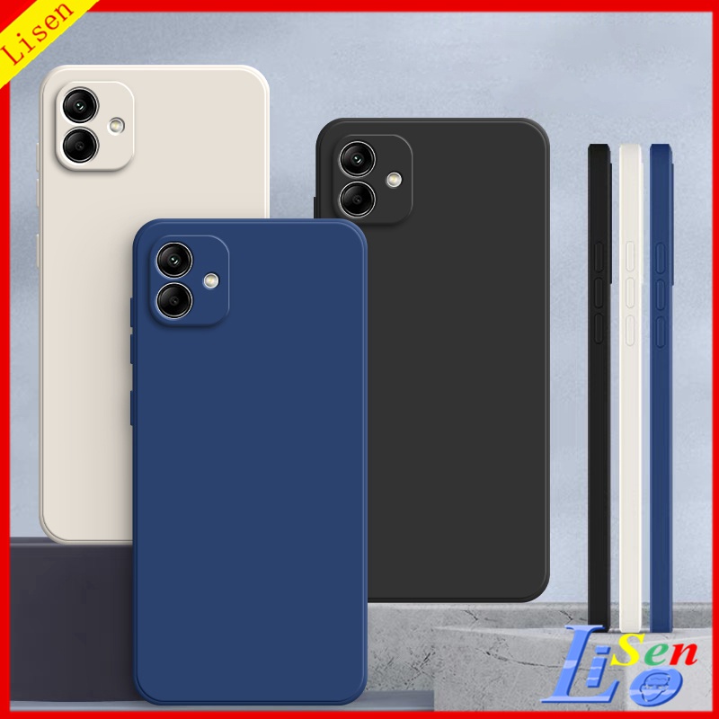 เคสโทรศัพท์มือถือ ขอบตรง สําหรับ Samsung A05/A05S/A04/A04E/A04S/A13 5G/A03S/A02S/A03 ขอบตรง 90°
