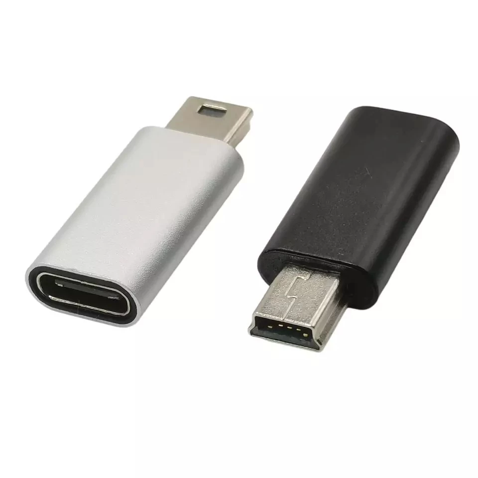 USB C To Mini USB 2.0ประเภท C หญิงไปยัง Mini USB ชายแปลงสำหรับ GoPro MP3เครื่องเล่น dash Camกล้องGPS thumbnail 4