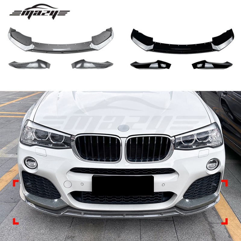 พลั่วดัดแปลงมุมด้านหน้า สําหรับ BMW X3 F25 X4 F26 LCI M Sport 2014-2017