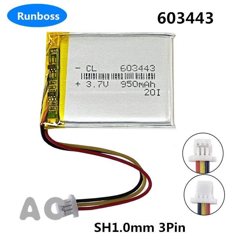 AC 1-4ชิ้น3.7V 950mAh 623441 603443แบตเตอรี่533-000191 533-000169สำหรับ Logltech Astro A50ชุดหูฟัง A
