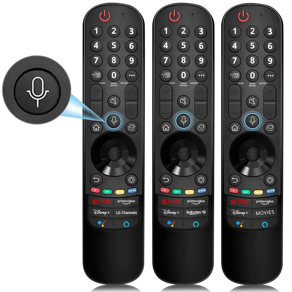 Magic Voice Remote Control MR21GA for LG 2021 Smart TV with Pointer Flying Mouse Function for LG 4K 8K UHD OLED QNED Nan