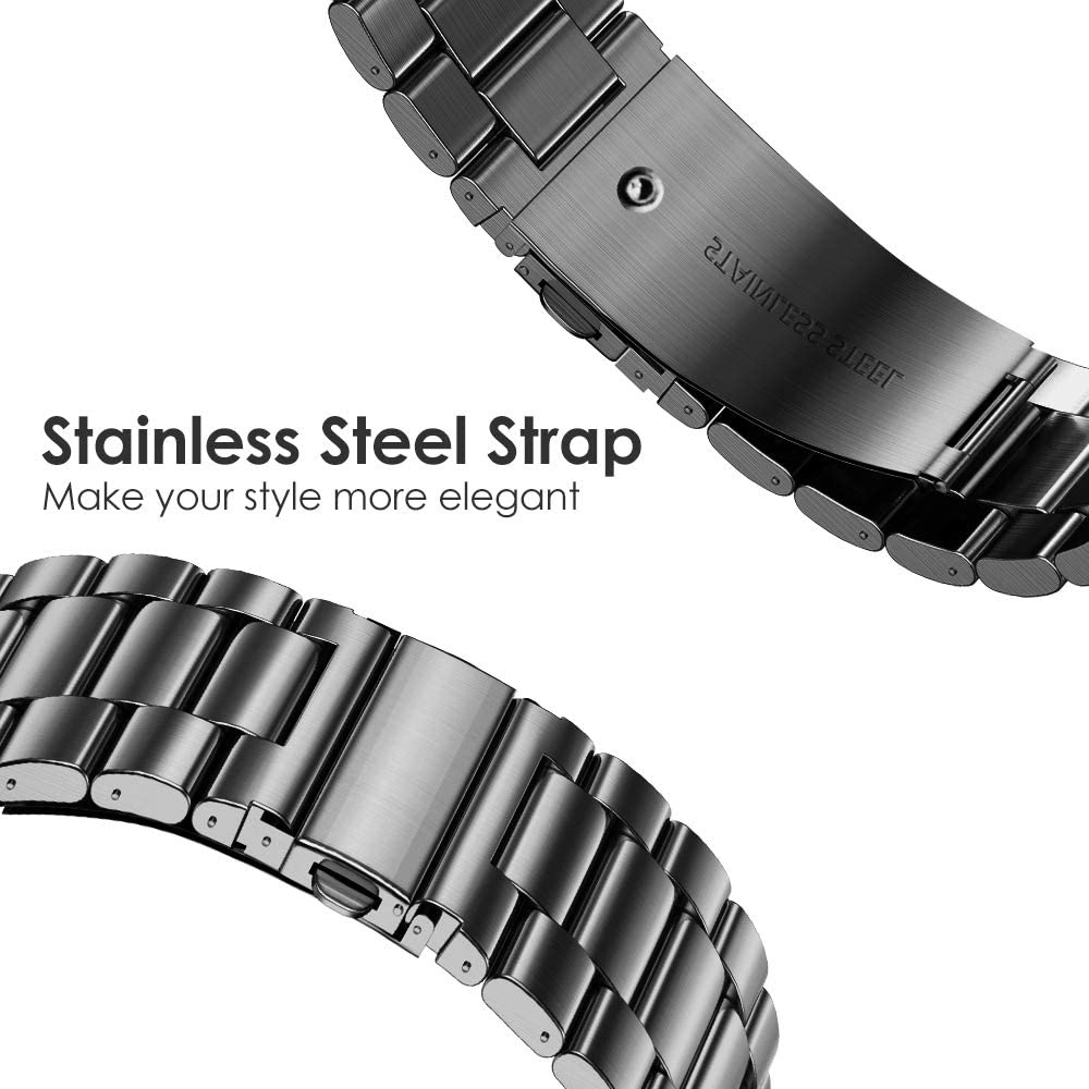 เคสสมาร์ทวอทช์+สาย amazfit bip5 สายนาฬิกาข้อมือ สเตนเลสสตีล สําหรับ Amazfit Bip 5 Bip5 Smart Watch Strap