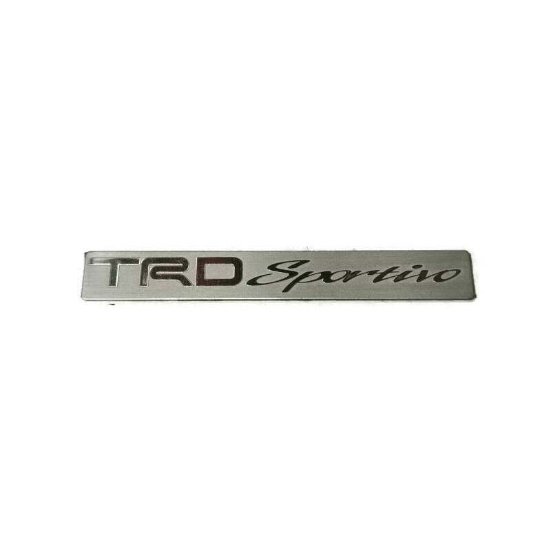 โลโก้ TRD SPORTIVO, TRD เพลทติดสปอยเลอร์ ขนาด 7x1cm สวยๆๆงานดีๆๆ ส่งด่วนส่งไว
