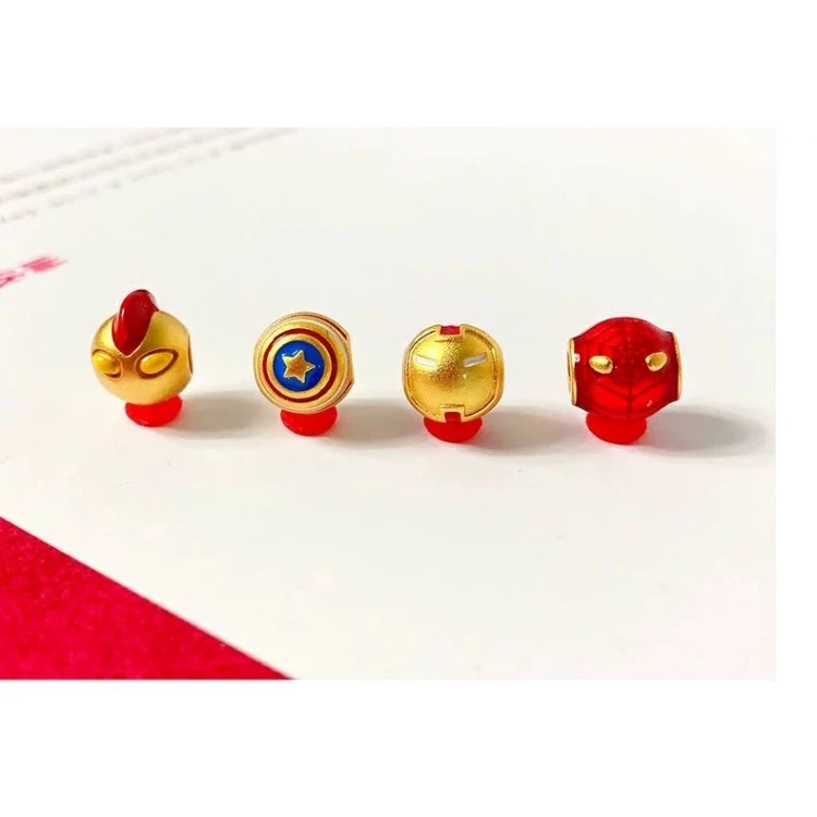 สร้อยข้อมือลูกปัด ลายไอรอนแมน สไปเดอร์แมน อุลตร้าแมน สีทอง thumbnail 9