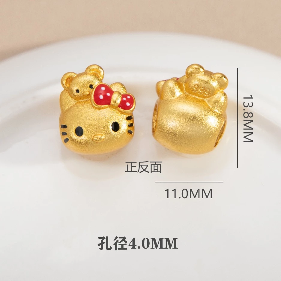 สร้อยข้อมือ ประดับลูกปัด สีทอง เครื่องประดับ diy thumbnail 4