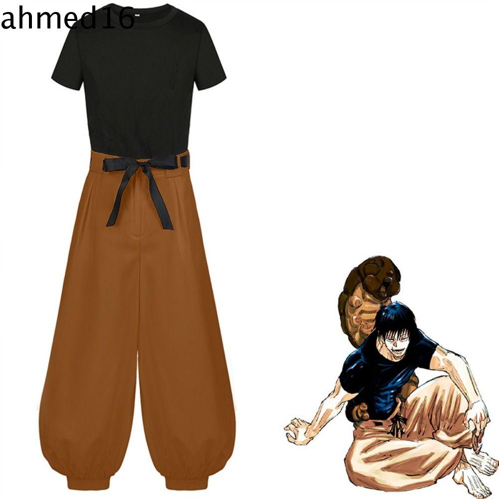 Ahmed ชุดคอสเพลย์มหาเวทย์ผนึกมาร อนิเมะมหาเวทย์ผนึกมาร Toji Fushiguro แฟชั่น สําหรับผู้ชาย