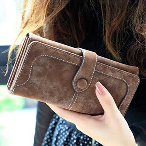 สตางค์ใบยาว leather หนังแท้ เกาหลี วินเทจ กระเป๋าสตางค์ 3พับ สวยๆ กระเป๋าบัตรเครดิต long money rfid wallet women ซิป ซิปยาว แบบพั สตางค์หนัง กระเป๋าสตางค์ผู้หญิง
