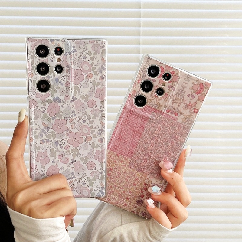 สําหรับ Infinix Hot 50 Zero 30 หมายเหตุ 40 Pro Plus VIP 12 G96 30i 20 Play 20S 20i สมาร์ท 7 8 9 GT 10 4G 5G ฝาครอบดอกไม้ป้องกันกล้อง Square Clear Jelly Soft เคสโทรศัพท์