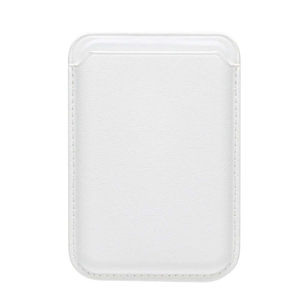 สำหรับ iphone14กระเป๋าใส่บัตรแม่เหล็กสำหรับแอปเปิ้ล13PROMAX MagSafe หนังผิวสัมผัส12ซองใส่บัตรด้านหลัง