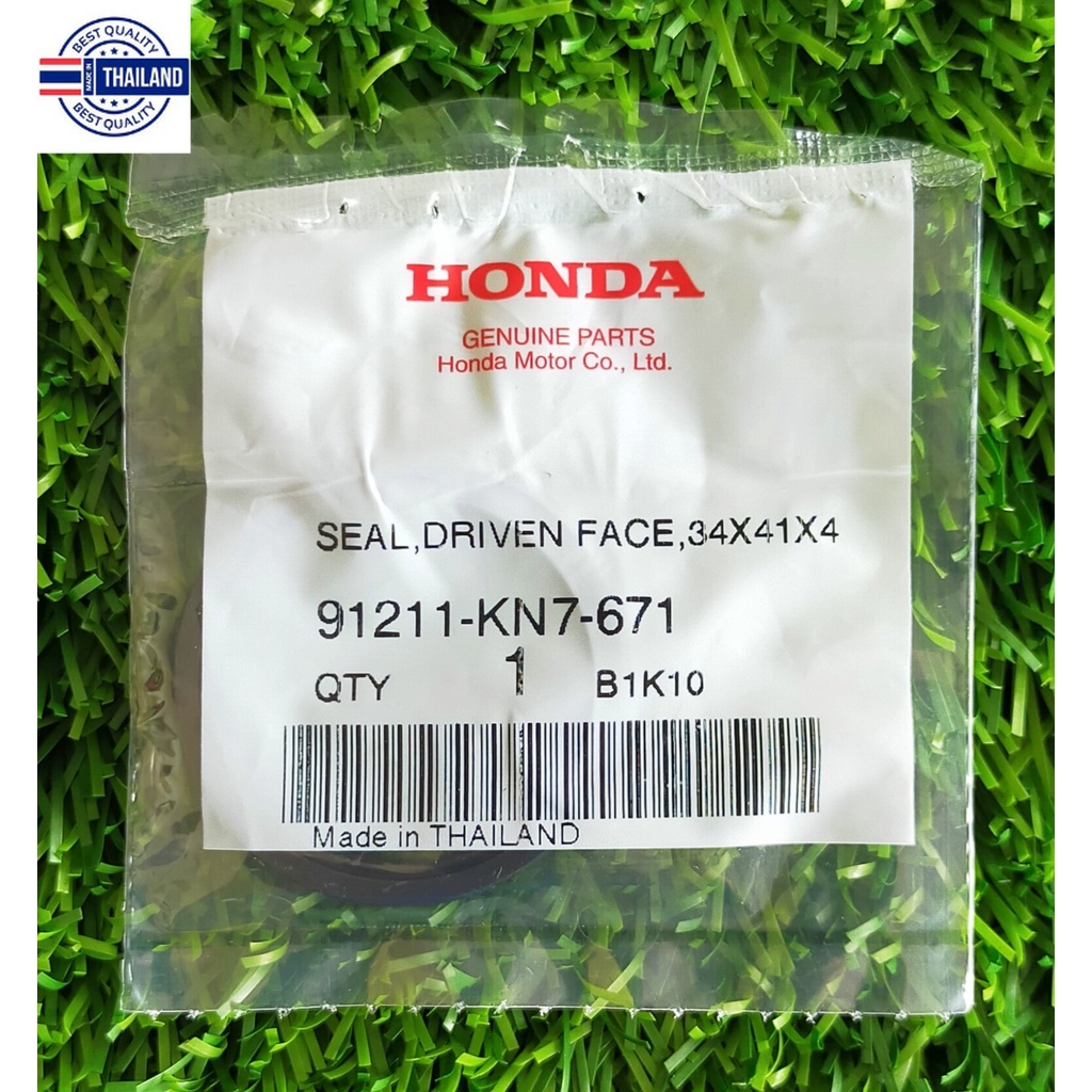 91211-KN7-671 ซีลหน้าสัมผัสของพูลเลย์ตาม, 34x41x4 Honda แท้ศูนย์