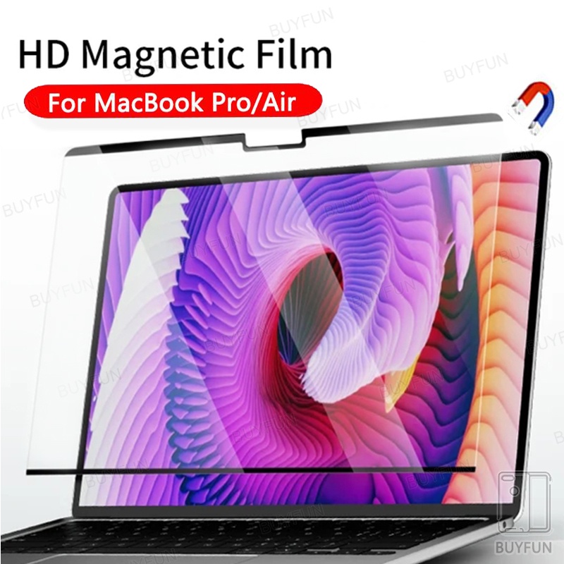 ฟิล์มกันรอยหน้าจอ HD แบบใส กันรอยขีดข่วน สําหรับ Macbook Air 13.3 15.3 นิ้ว M1 m2 M3 Pro 13.6 14.2 1