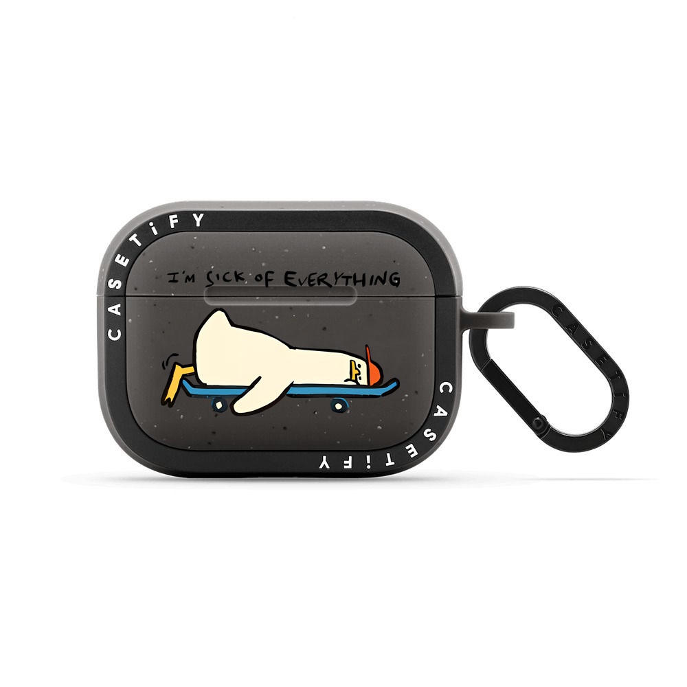 Tify 1 比1 Anti-drop สีดํากันกระแทก Full Body ป้องกันหูฟังเหมาะสําหรับ Apple Airpods Pro Pro2 Airpods 3 หูฟังไร้สายบลูทูธป้องกันกรณี TiFY