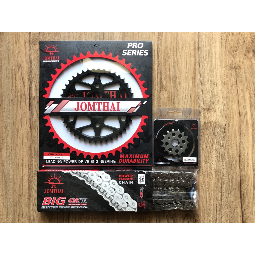 โซ่สเตอร์จอมไทย CBR150R คาร์บูตัวแรก/CBR150R(2012-2018)