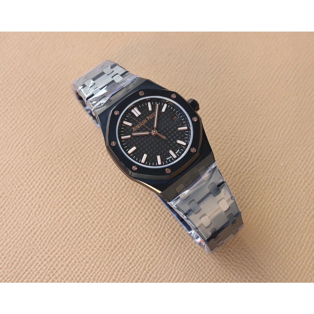 Aaa+ AP Aibi Royal Oak Series 77350 77351 นาฬิกาข้อมือกลไก สําหรับสตรีนาฬิกาข้อมืออัตโนมัติ Calibre 5800 เส้นผ่าศูนย์กลาง 34 มม. ออกแบบดี สีโรสโกลด์ สําหรับผู้หญิง ให้เป็นของขวัญให้แฟน และผู้สูงอายุ