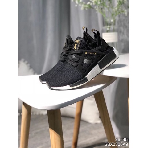 ♞,♘,♙Adidas NMD XR1 nmd pk mastermind pirate black running shoes sneakers sneaker f