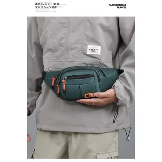 กระเป๋าคาดอก กระเป๋าคาดเอว กระเป๋าผู้ชาย C77# C78# Fashion ผ้าไนลอน