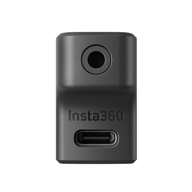 【Original New】Insta360 Ace Pro/Ace Pro 2 Universal Audio Adapter Extension Accessories, Both Charging and External Microphone