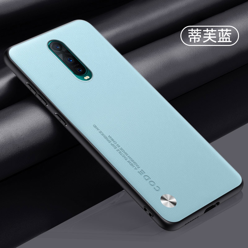 เคส สําหรับ OPPO R17 Pro R 17 Pro เคสขอบซิลิโคน แข็ง หนัง PU เคสโทรศัพท์ ด้านหลัง