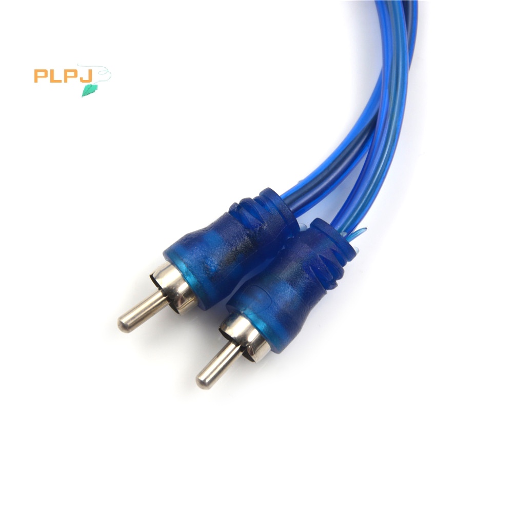Plpj 1 RCA ตัวเมีย เป็น 2 ตัวผู้ ตัวแยกสัญญาณเสียงสเตอริโอ สายเคเบิลอะแดปเตอร์ Y ใหม่