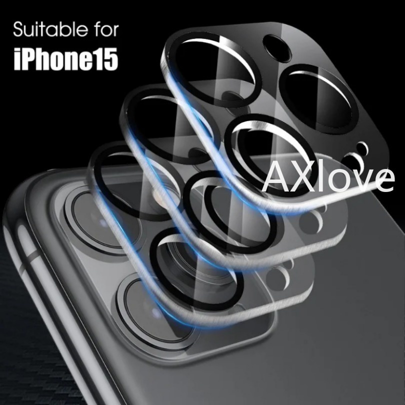 เคสโทรศัพท์มือถือแบบแก้วใส กันรอยเลนส์กล้อง สําหรับ iPhone 15 14 13 12 11 Pro Max 12 13 Mini 14 15 Plus X XS XR