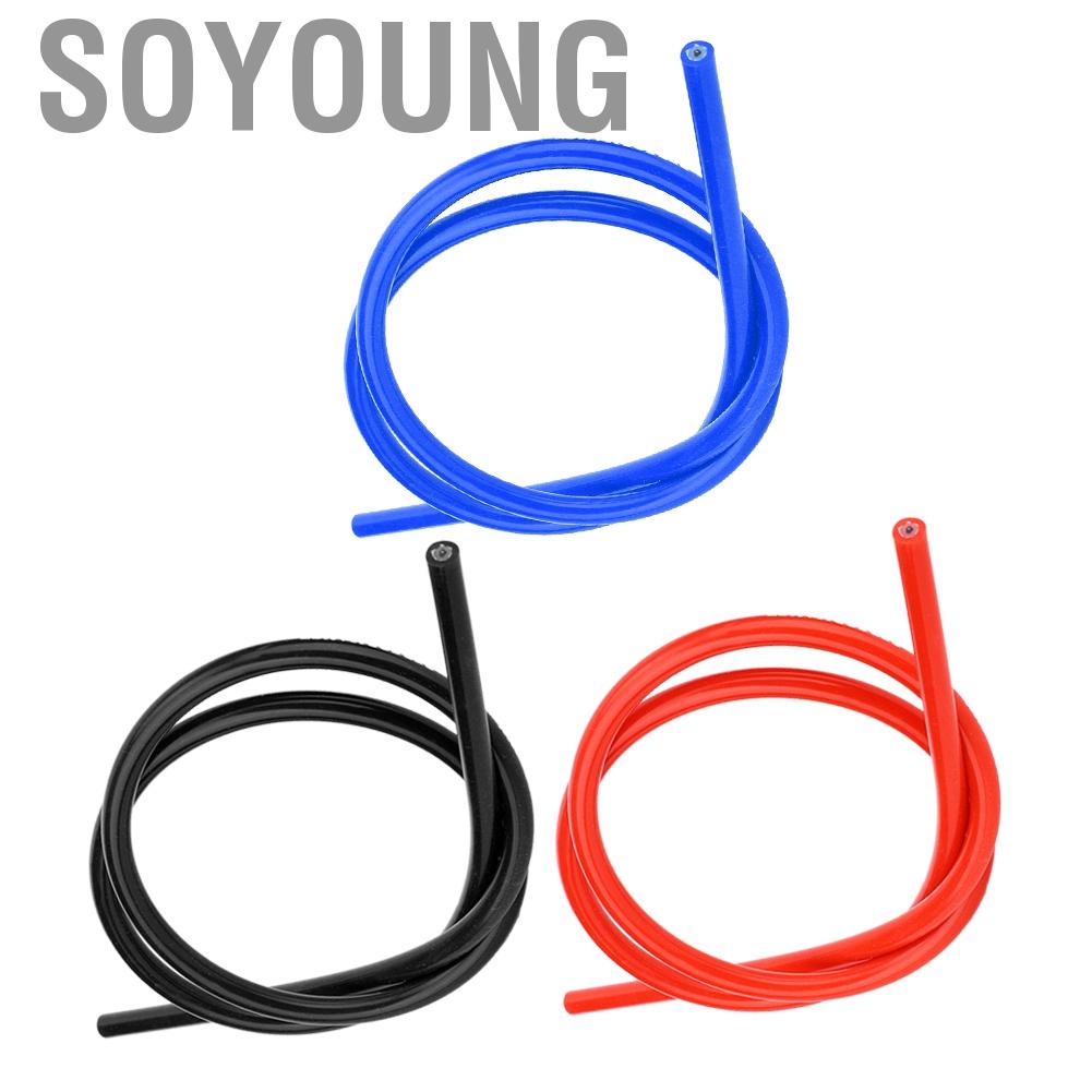 Soyoung สายไฟจุดระเบิดรถยนต์ 8 มม.ซิลิโคน Spark Wire อุปกรณ์เสริมเปลี่ยน Part 1 เมตร