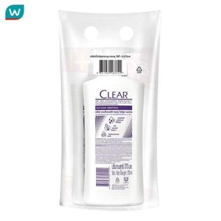 Clear เคลียร์ แชมพู แอนตี้แดนดรัฟ ไอซ์ คูล เมนทอล 350 มล. แพ็คคู่