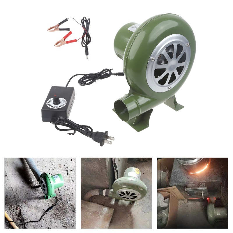 Mo * อเนกประสงค์ 100 V 220 V Blower 30 40 60 80W DC3-12 V พัดลมขนาดเล็ก Gasifier พัดลมควบคุมความเร็วเหล็กทนทานเก่า-แฟชั่น ราคา ถูกที่สุด ดีลบีเคเค