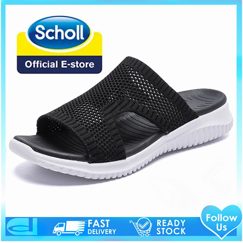 Scholl รองเท้าผู้หญิง scholl scholl scholl รองเท้าแตะชายหาดแบนผู้หญิง scholl Slides รองเท้า scholl ผู้หญิงรองเท้าแตะโบฮีเมียผู้หญิง