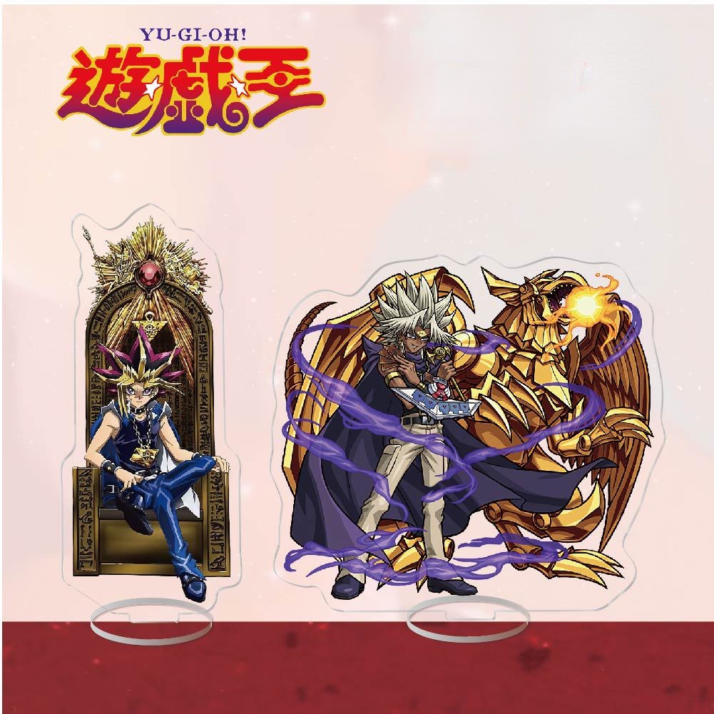 อะนิเมะ Yu-Gi-Oh! โมเดลฟิกเกอร์อะคริลิค รูปอนิเมะ Duel Monsters Yami Yugi ของเล่นสําหรับเด็ก
